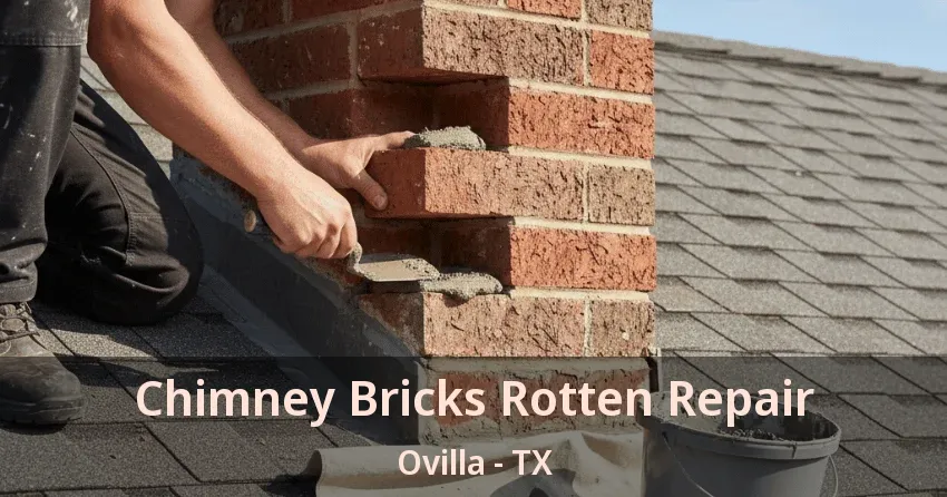 Chimney Bricks Rotten Repair Ovilla - TX