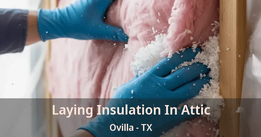 Laying Insulation In Attic Ovilla - TX