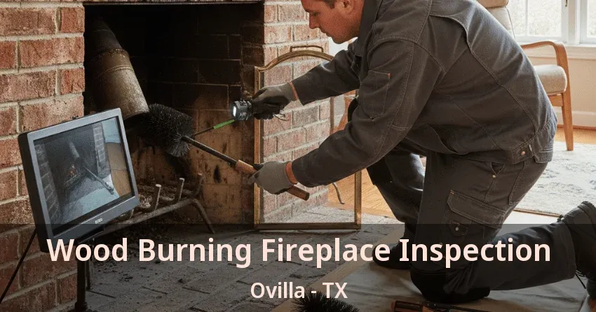 Wood Burning Fireplace Inspection Ovilla - TX